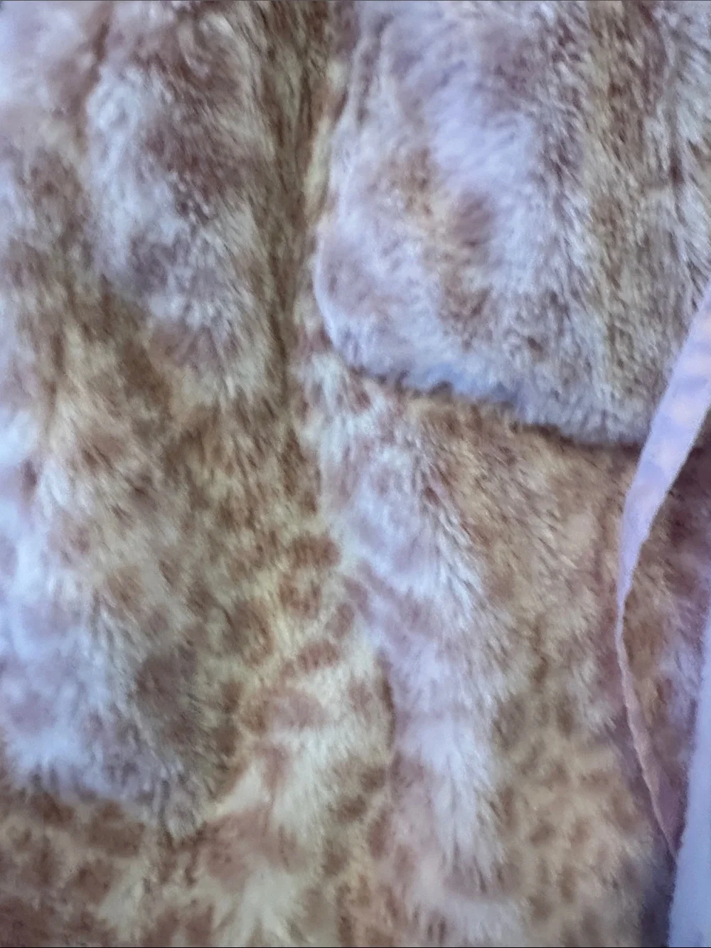 Cozy Hooded Kids Plush Robe in Light Pink Leopard